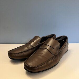 Tod's Gommino Driving Moccasin Loafer City Sole Cacao, Dark Brown UK 9,  US10